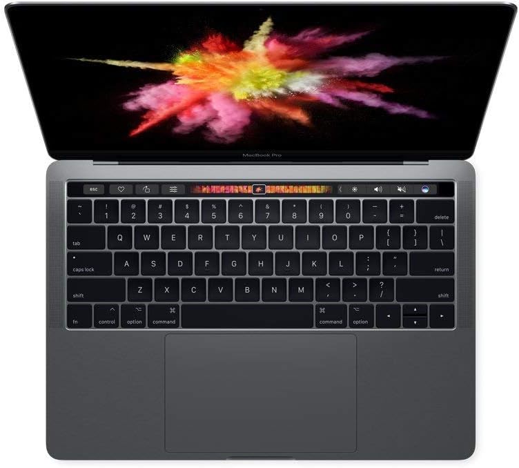 Mid 2017 Apple MacBook Pro with Touch Bar, with 3.1GHz Intel Core i5 (13-inch, 8GB RAM, 512GB SSD) - Space Gray (Renewed)