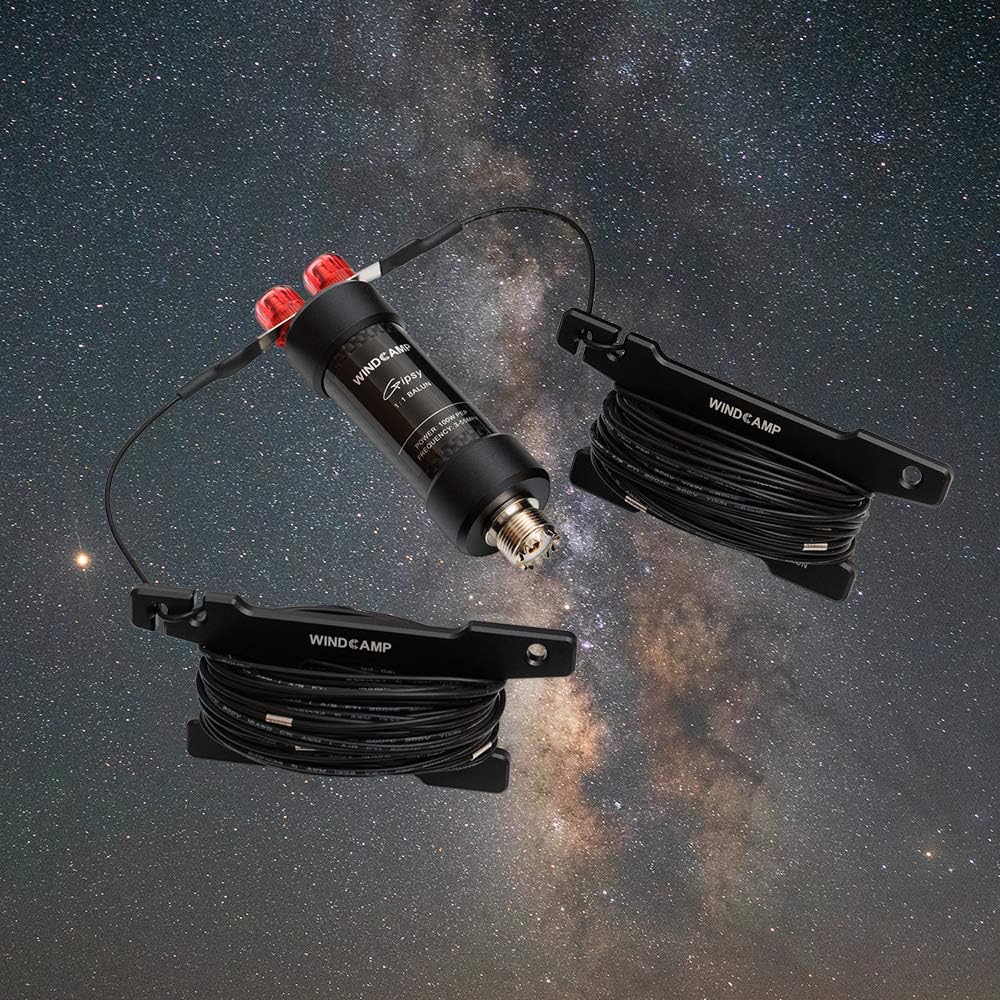 Gipsy 5-50MHz HF Horizontal Dipole Antenna Ant for Ham Radio Waterproof Balun