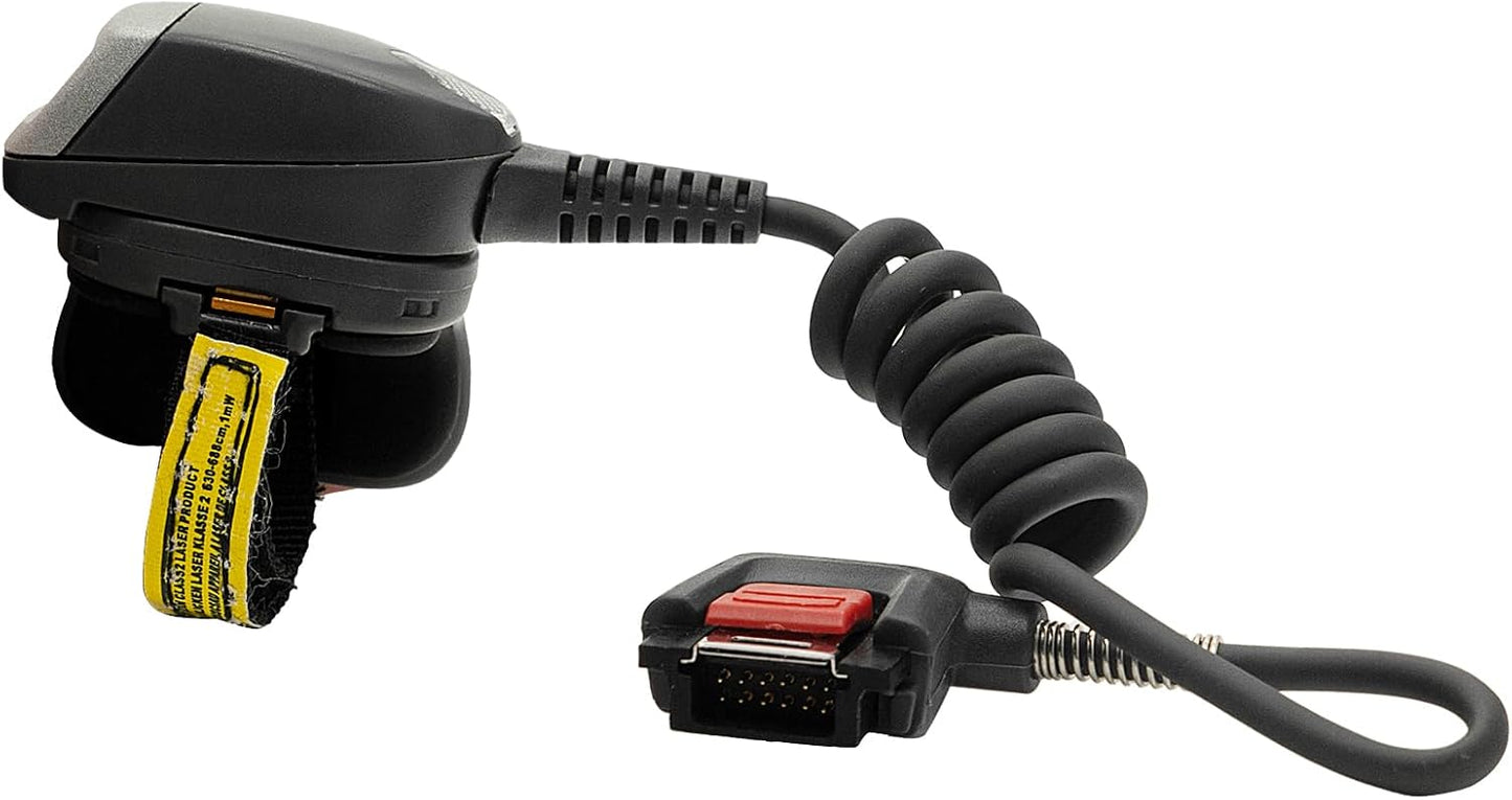 RS4000 Finger Ring Scanner 1D Laser Corded Barcode Reader for Zebra WT6000 Wearable Mobile Computer, Snsitive Accuracy Scanning (RS4000-HPCSWR)