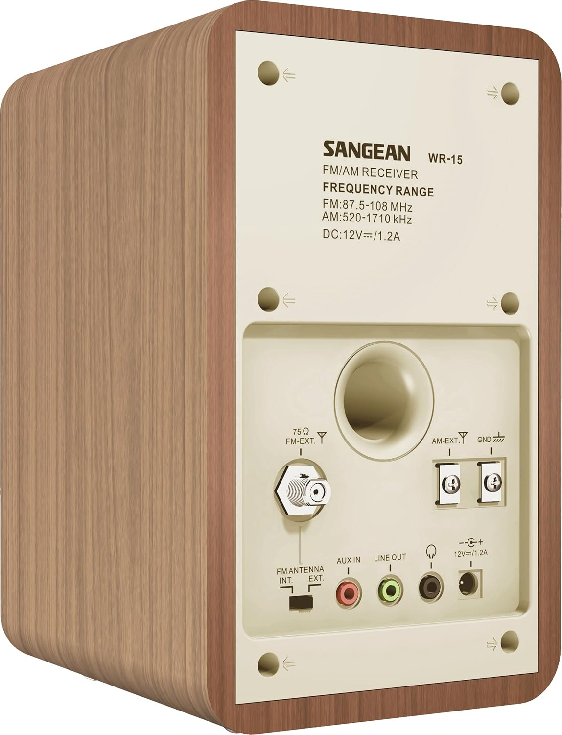 AM/FM Table Top Wooden Radio (Walnut)