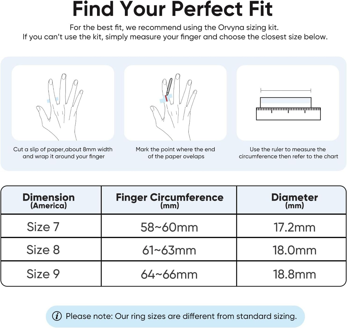 Smart Ring, Titanium Health & Fitness Tracker with Sleep, Heart Rate & SPO₂ Monitoring, Ultra-Light, 4–6 Day Battery, No Subscription, for Women & Men (Gold 8)