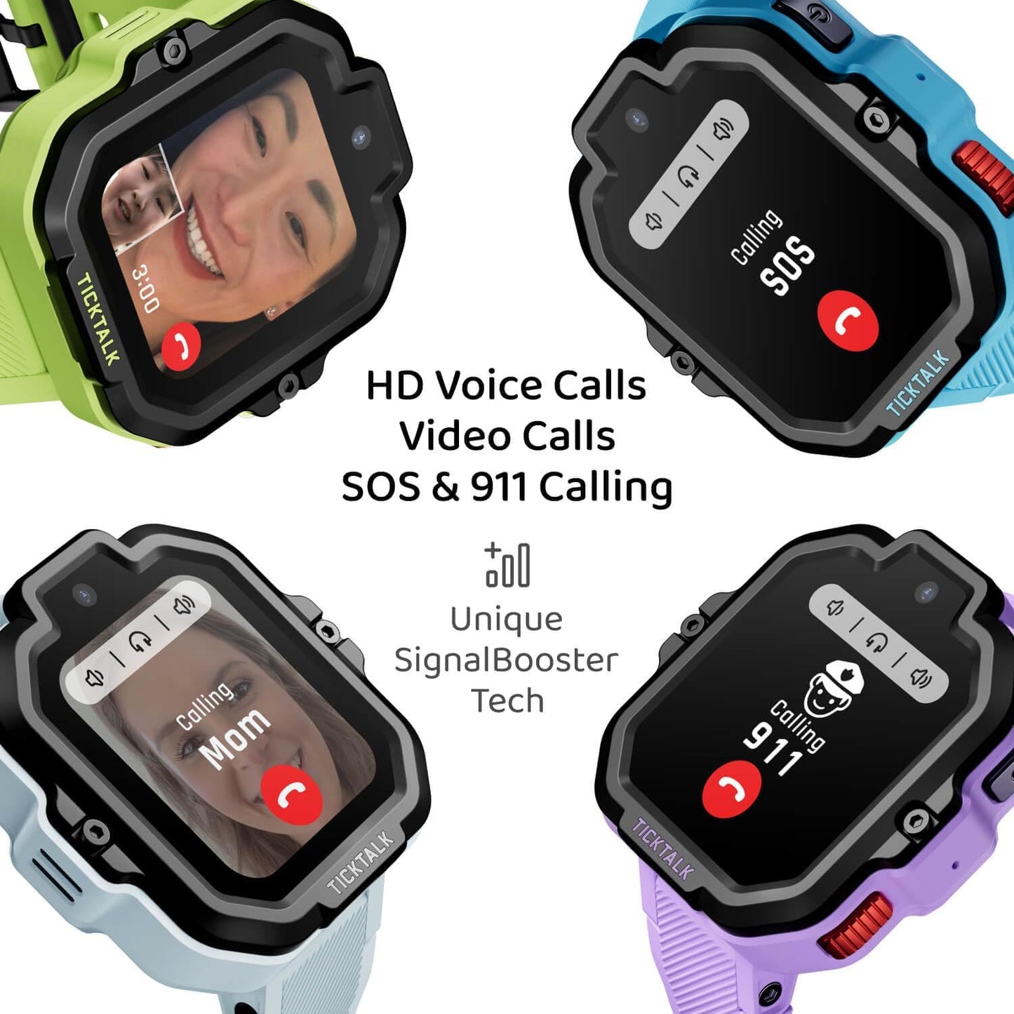 TickTalk5 Smart Watch for Kids with GPS Tracker, Video Calling, Texting, and Parental App, 4G Smartwatch with Free Music, Phone Calls, and Reminders for Kids Ages 3-12