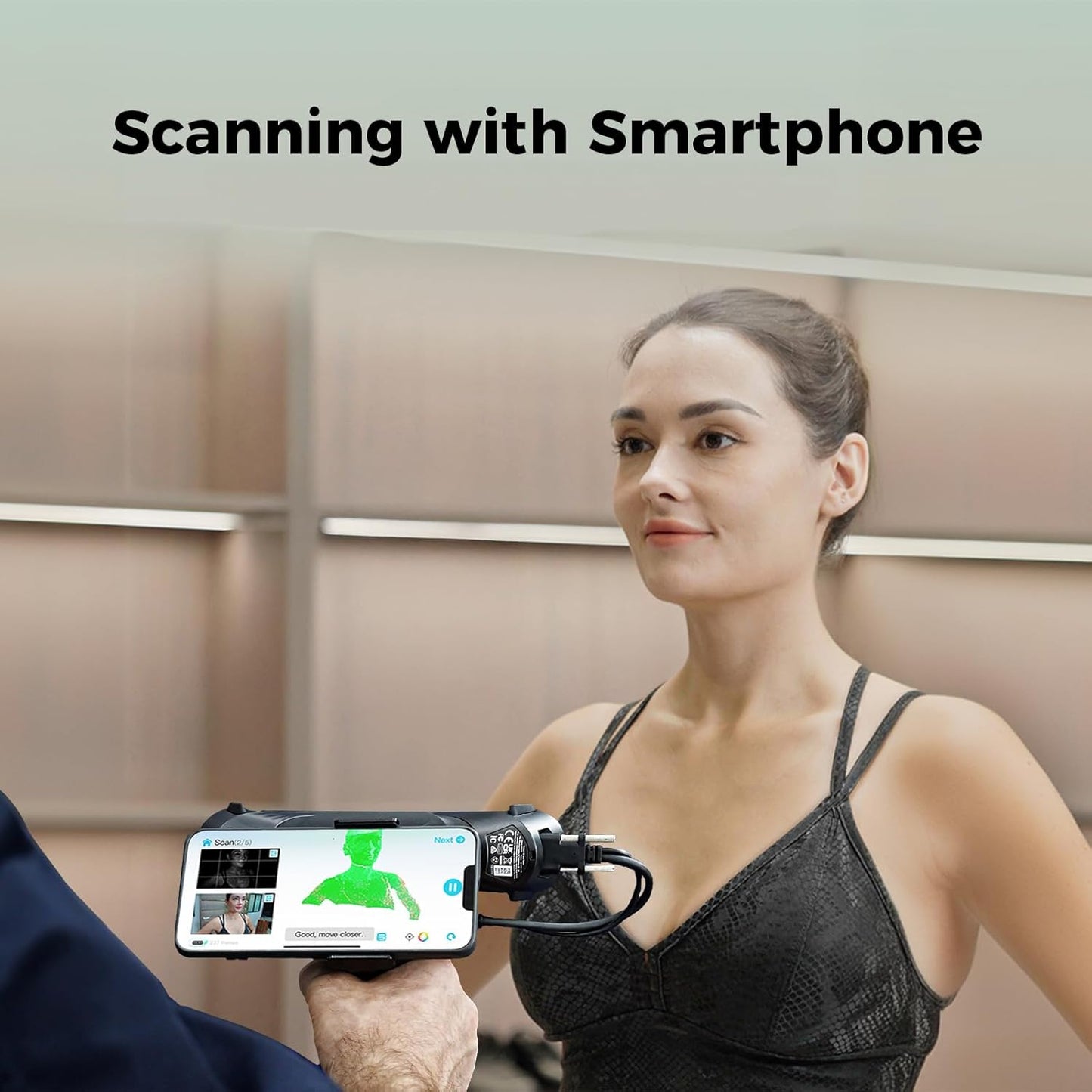 Creality Scan Bridge for Raptor, Raptor Pro and Sermoon S1 3D Scanner, Wireless Scanning Kit for iPhone, Android and Mirror Screen for Windows, Mac