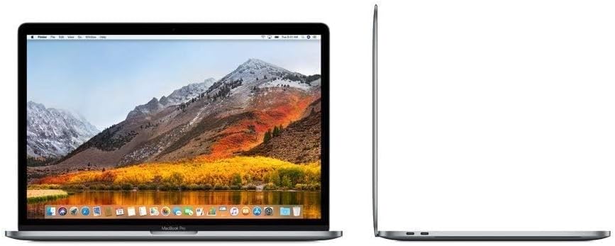 Apple 15.4in MacBook Pro Laptop (Retina, Touch Bar, 2.2GHz 6-Core Intel Core i7, 16GB RAM, 256GB SSD Storage) Space Gray (MR932LL/A) (2018 Model) (Renewed)