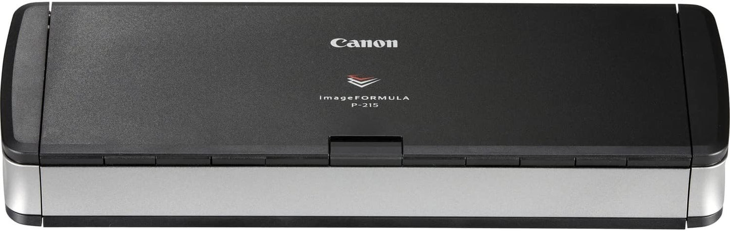 Canon imageFORMULA P-215II Mobile Document Scanner, Black, 1.6" x 11" x 3.7"