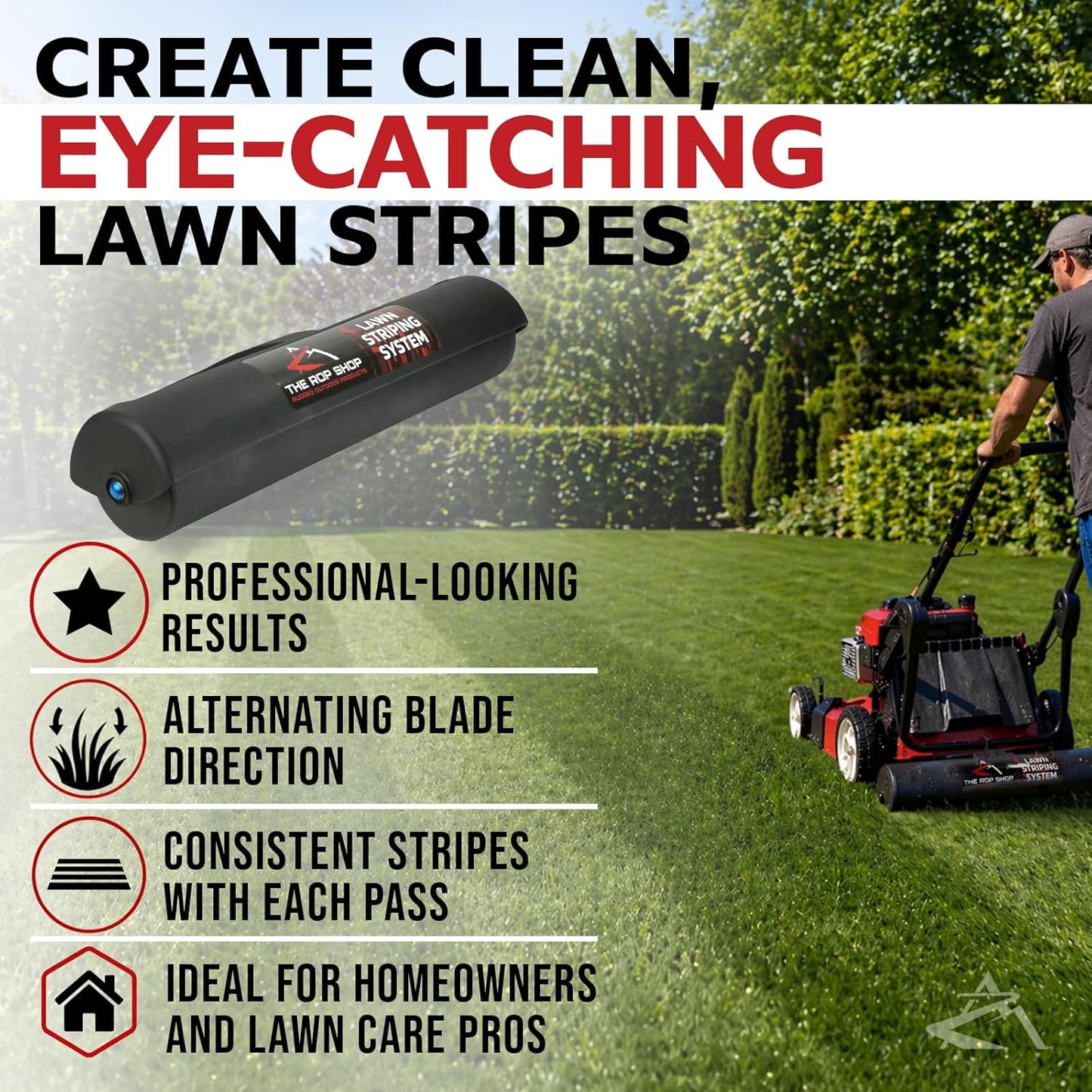 The ROP Shop Lawn Striping Kit for Toro 20601 - Fits 21" and 22" Toro Walk-Behind Mowers