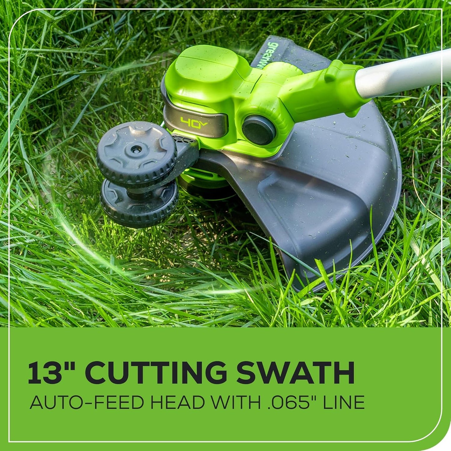 Greenworks 40V 16" Brushless Cordless (Push) Lawn Mower + Blower (350 CFM) + 13" String Trimmer (Bonus Spools), 4.0Ah + 2.0Ah Battery and Charger Included (75+ Compatible Tools)