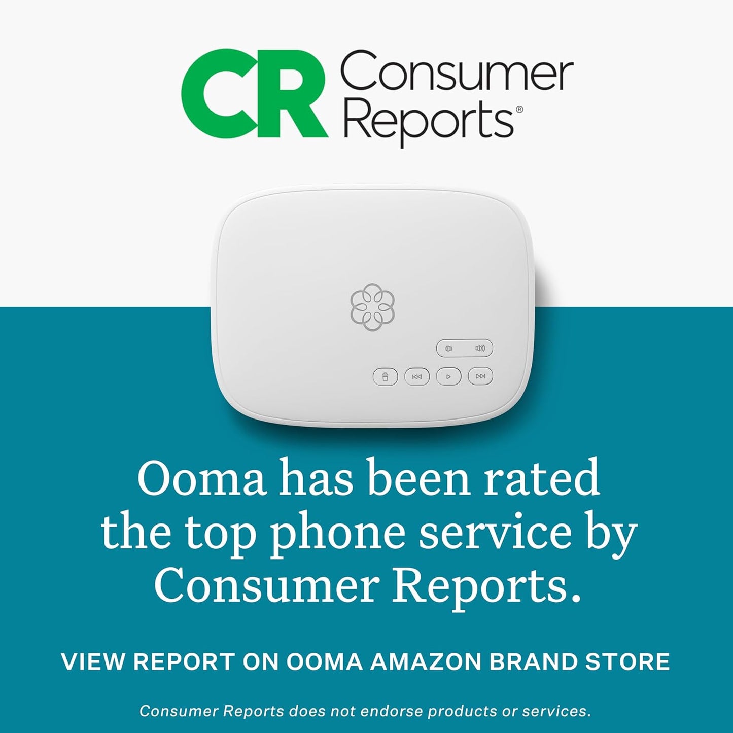Ooma Family Home Phone Service Bundle with Premier Service Plan. Includes Address-Based 911 and Text alerts, Unlimited Nationwide Calling, Call Blocking, Mobile app. Subscription Required.
