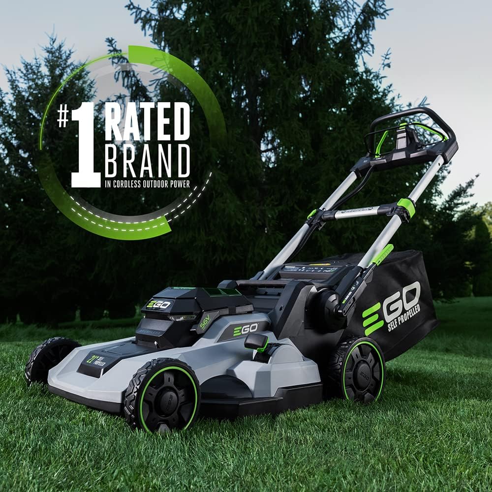 EGO POWER+ Electric Lawn Mower, Self-Propelled Cordless, 21" Deck, Battery and Charger Not Included - LM2110SP