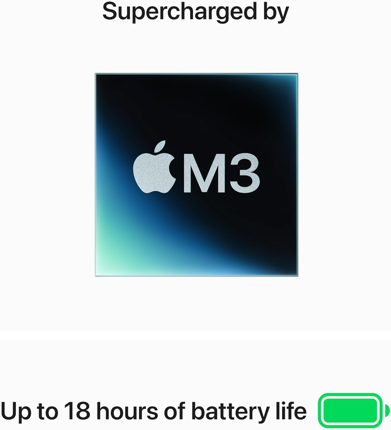 Apple 2024 MacBook Air with M3 chip, 13-inch, 16GB Ram, 256GB SSD Midnight QWERTY English (Renewed)