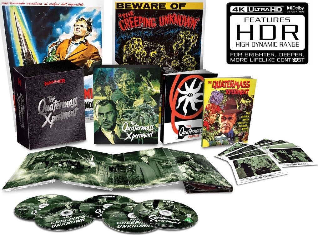 The Quatermass Xperiment / Quatermass 2 – 4K Limited Edition Boxsets Bundle Blu-Ray