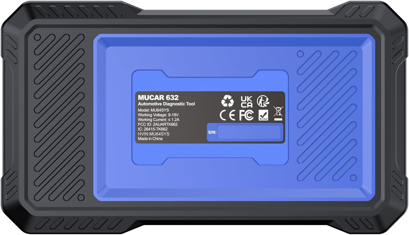 OBD2 Scanner, MUCAR 632 Elite AI-Assisted Bidirectional Scan Tool, 15 Reset Services Oil/TPMS/EPB/BMS/SAS/Brake/Throttle Car Scanner Diagnostic Tool, AutoAuth FCA, CANFD, AutoVIN, Lifetime Free Update