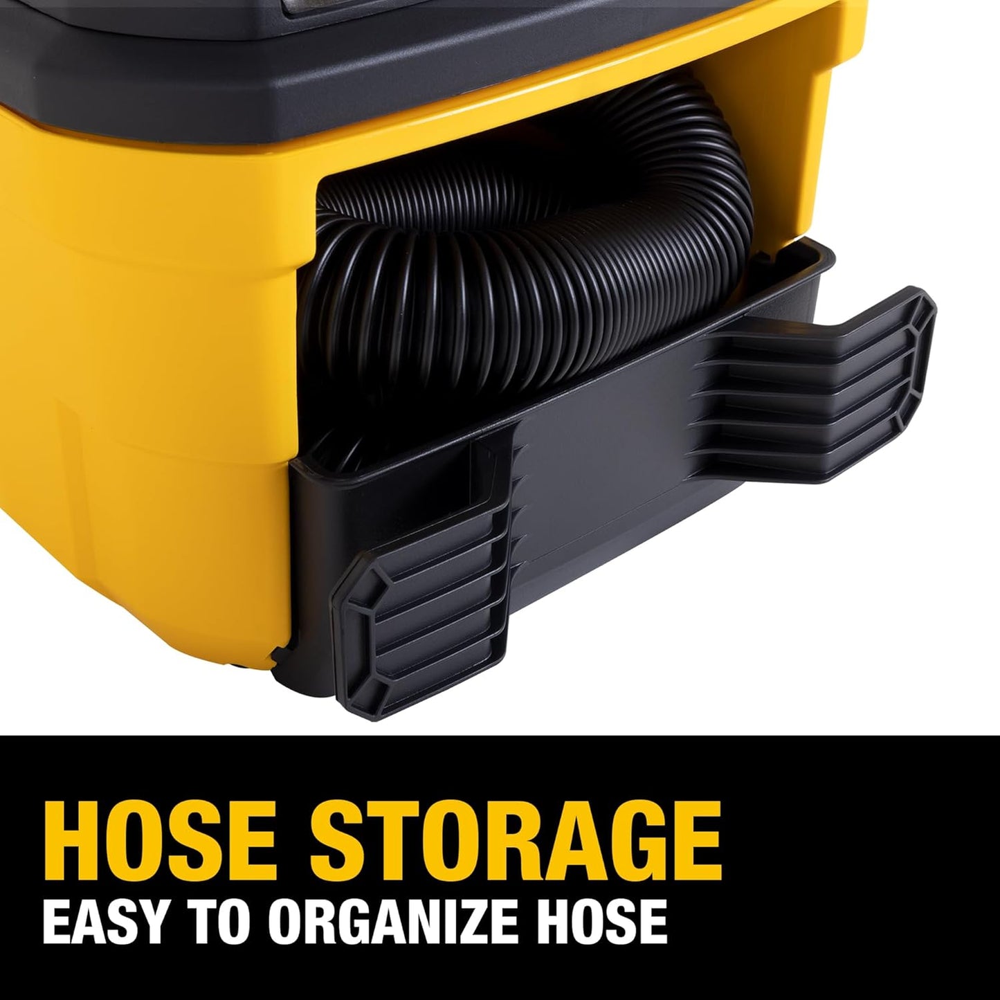 DEWALT DXV04T 4 Gallon Wet/Dry Shop Vacuum, 5 Peak HP Portable Corded Vac with Utility and Crevice Nozzles