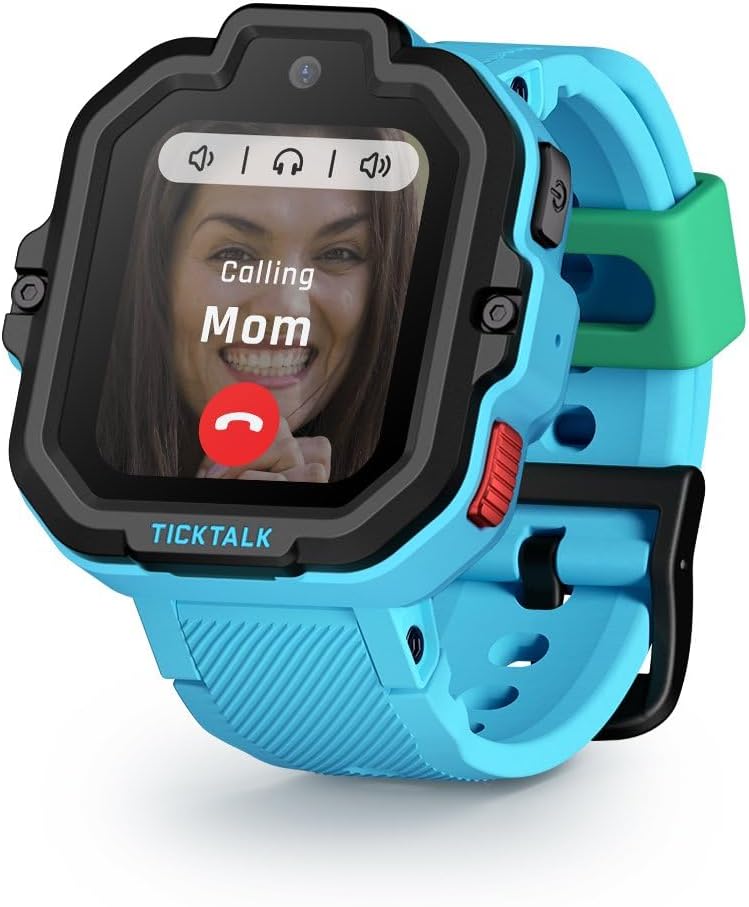 TickTalk5 Smart Watch for Kids with GPS Tracker, Video Calling, Texting, and Parental App, 4G Smartwatch with Free Music, Phone Calls, and Reminders for Kids Ages 3-12