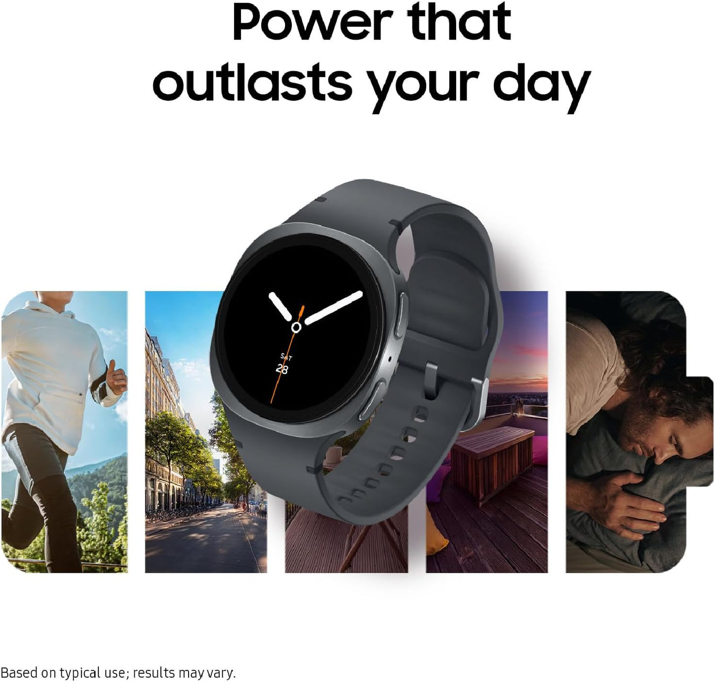 Samsung Galaxy Watch 8 (2025) 44mm Bluetooth Smartwatch, Cushion Design, Fitness Tracker, Sleep Coaching, Running Coach, Energy Score, Heart Rate Tracking, Graphite US Version, 2 Yr Warranty