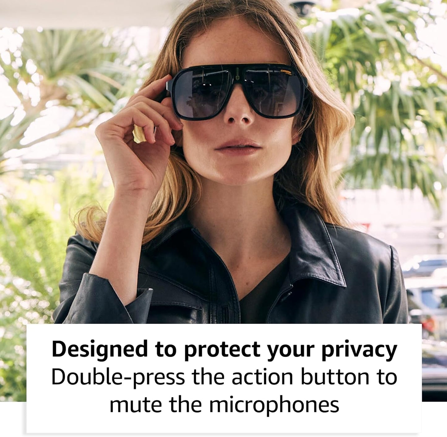 Carrera Smart Glasses with Alexa (newest model), Smart audio glasses, Cruiser black frames with gradient sunglass lenses, Navigator