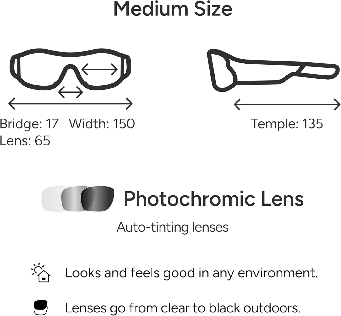 Lucyd Armor Smart Safety Glasses, TR90 Frame, Light Adaptive Lenses, Open Ear Speakers & Microphone - ANSI Z87.1