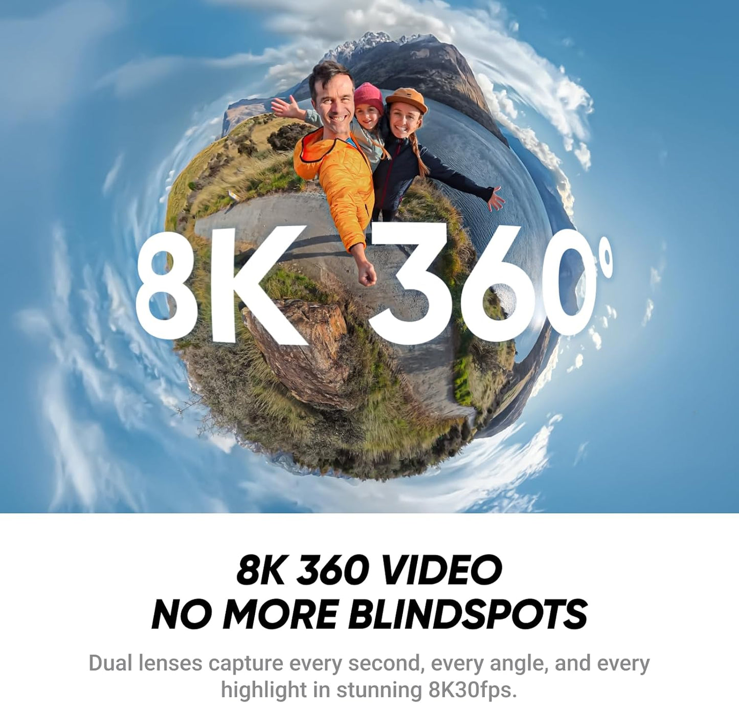 Insta360 X4 Air Motorcycle Ultimate Multiview Bundle - Lightweight 165g 8K 360 Camera, Invisible Selfie Stick, Replaceable Lenses, Shoot First & Frame Later, Built-in Wind Guard, Stabilization