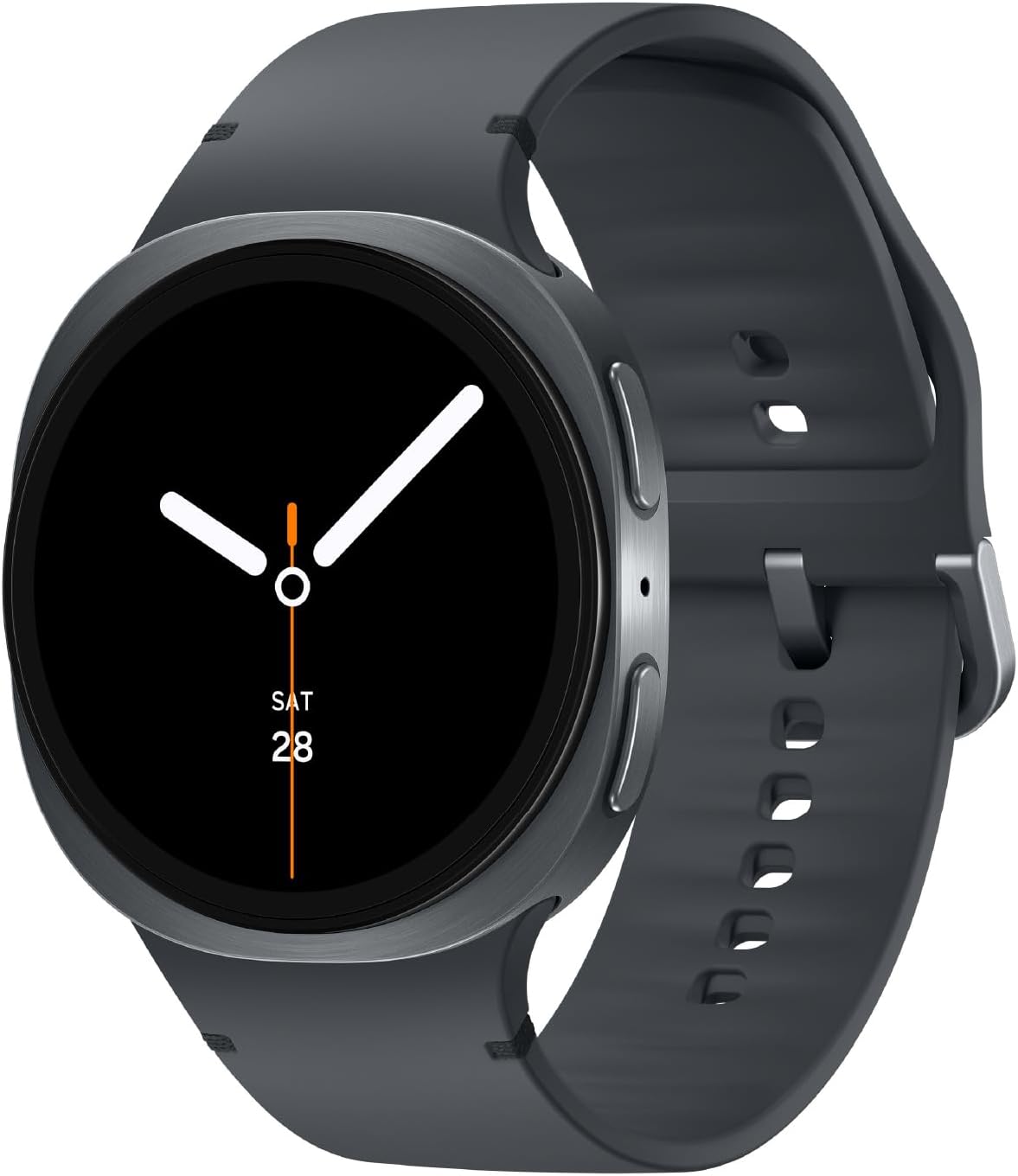 Samsung Galaxy Watch 8 (2025) 44mm Bluetooth Smartwatch, Cushion Design, Fitness Tracker, Sleep Coaching, Running Coach, Energy Score, Heart Rate Tracking, Graphite US Version, 2 Yr Warranty