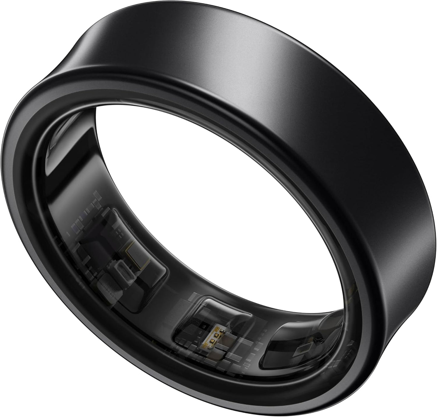 SAMSUNG Galaxy Ring, AI Smart Ring, Size First w/Sizing Kit, No App Subscription, Fitness Monitor, Sleep Tracker, Up to 7-Day Battery, Size 8, Titanium Black US Version, 1Yr Manufacturer Warranty