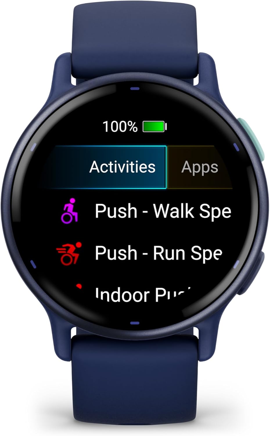 Garmin Vivoactive 5, Health and Fitness GPS Smartwatch for Men and Women, Metallic Navy Bezel w/Navy Case and Silicone Band, 1.2” AMOLED Touchscreen Display, 11 Days Battery Life (Bundle)