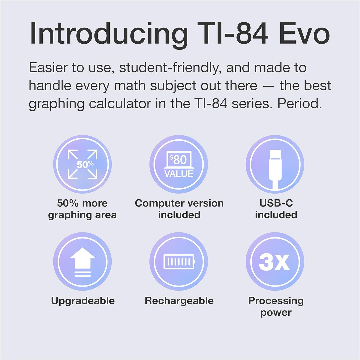 Texas Instruments TI-84 Evo Graphing Calculator