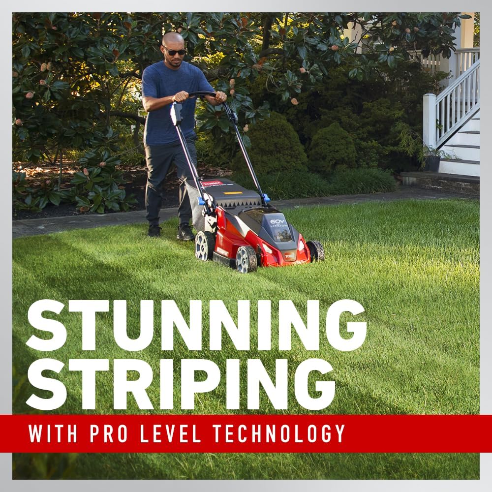 Toro 60V MAX* 21 in. Stripe® Self-Propel Lawn Mower - Battery/Charger Not Included