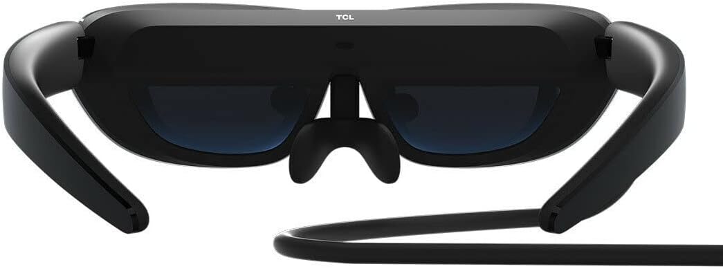 TCL NXTWEAR G Smart Glasses Portable Wearable Dual HD Micro OLED Display 140" 1080P Cinema (Renewed)