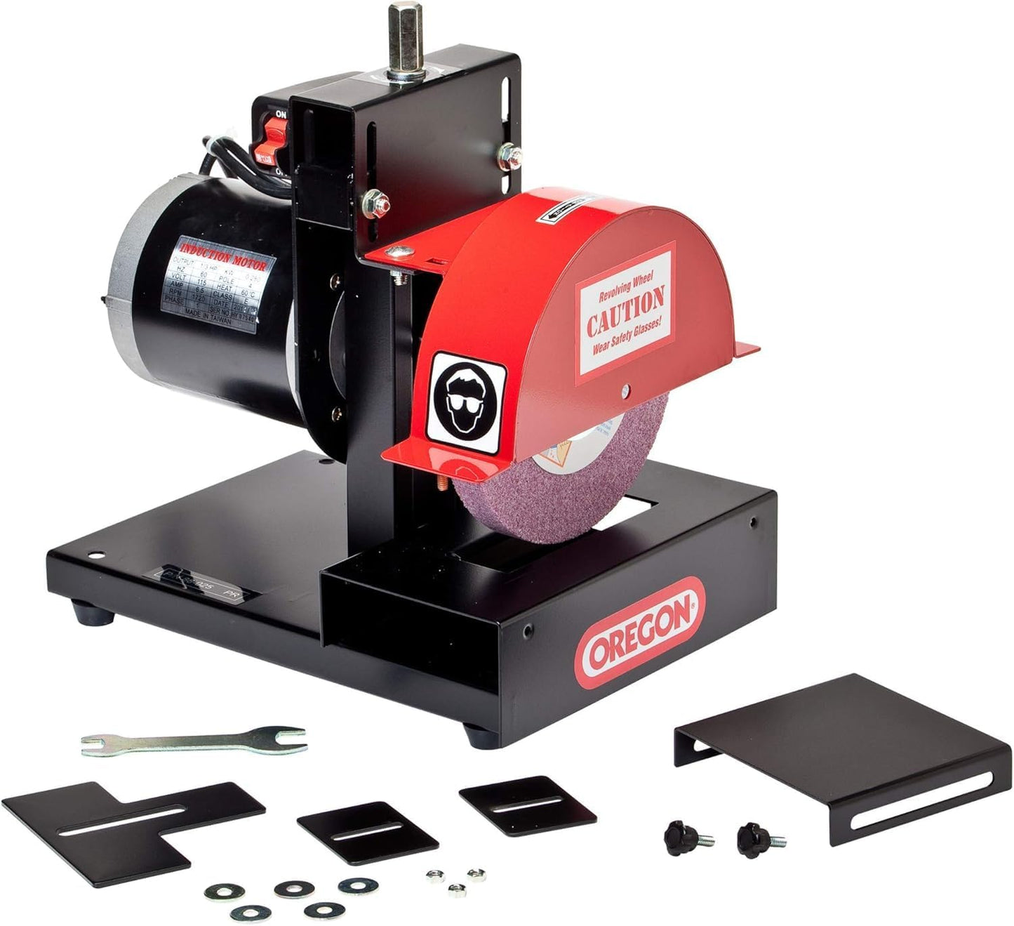 Oregon Economy Lawn Mower Blade Sharpener & Grinder, Heavy Duty, 1/3 HP Motor, Adjustable (88-025)