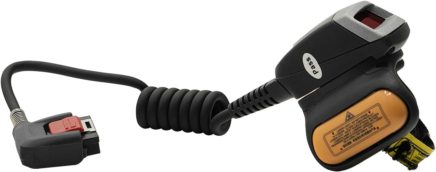 RS4000 Finger Ring Scanner 1D Laser Corded Barcode Reader for Zebra WT6000 Wearable Mobile Computer, Snsitive Accuracy Scanning (RS4000-HPCSWR)