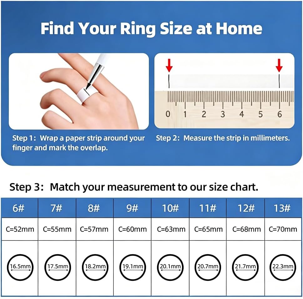 Smart Ring | No Subscription, Heart Rate & Blood Oxygen Monitoring, Sleep & Women's Health Tracking, AI Health Advisor, IP68 Waterproof Fitness Ring for Android & iOS (Silver, 9#)