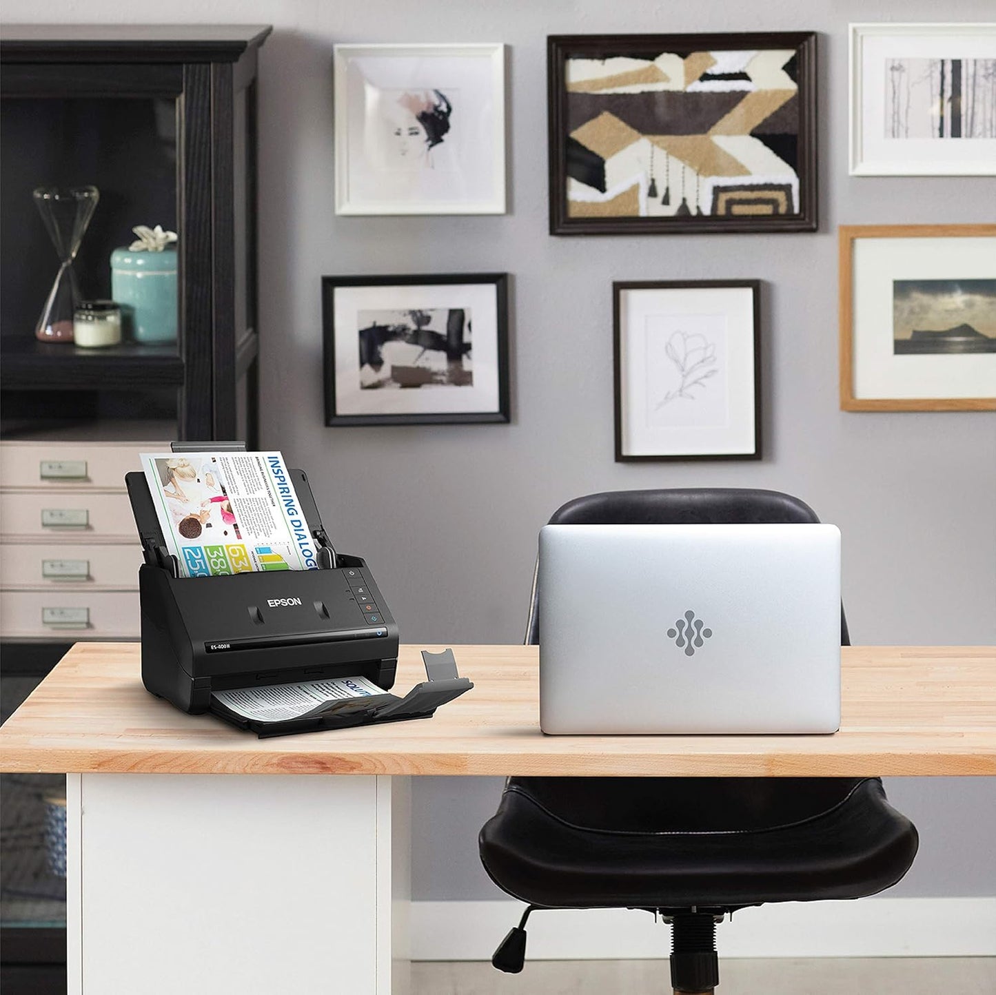 Epson Workforce ES-400 II Color Duplex Desktop Document Scanner for PC and Mac, with Auto Document Feeder (ADF) (Renewed)