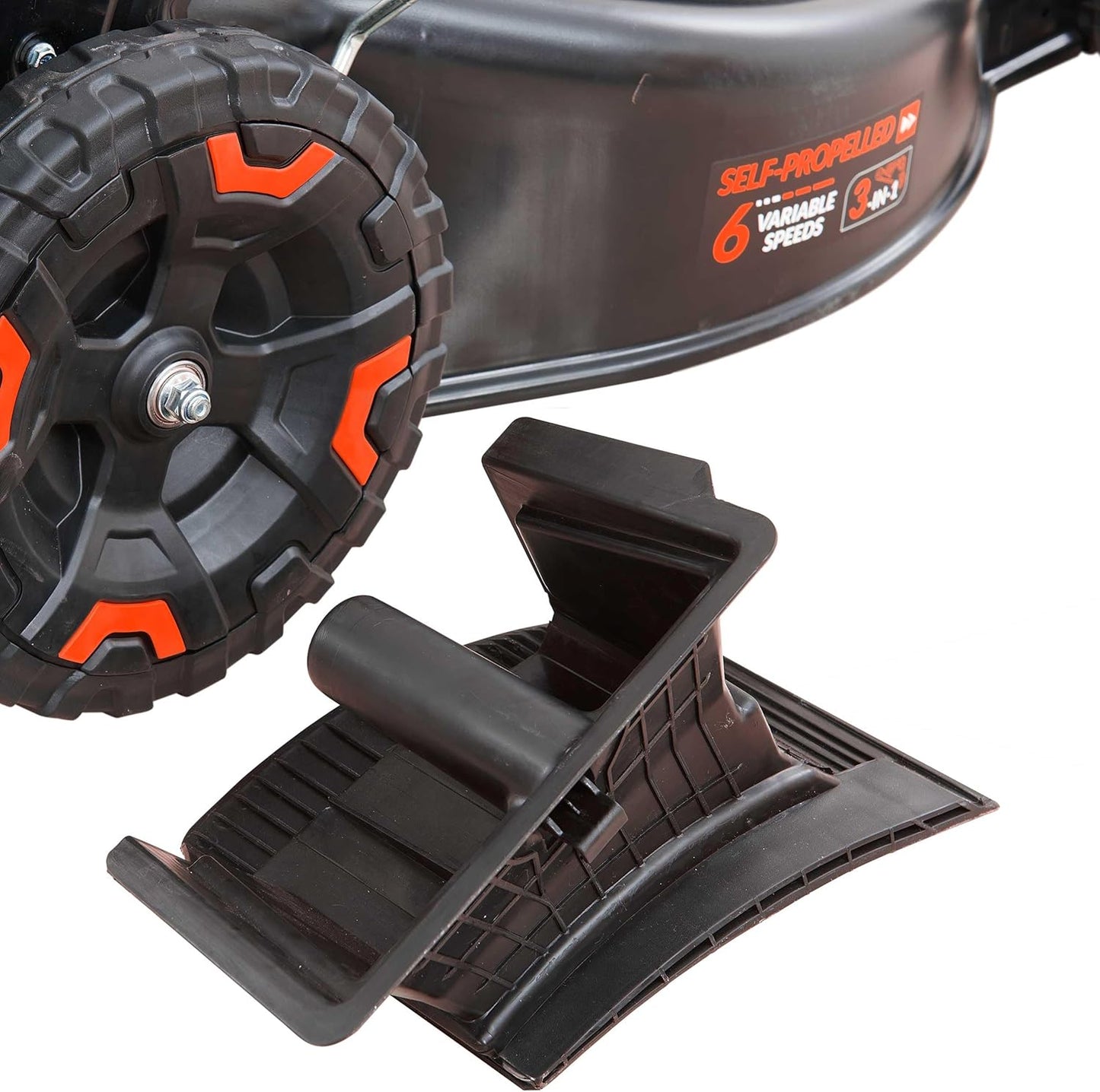 24 in. 201 cc Select PACE 6 Speed CVT High Wheel RWD 3-in-1 Gas Walk Behind Self-Propelled Lawn Mower W/Recoil Start