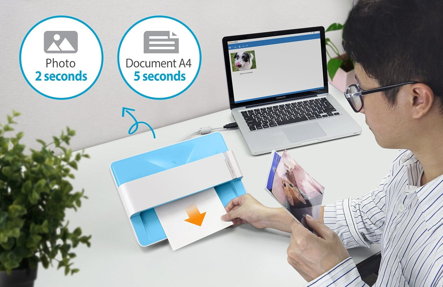 Plustek Photo Scanner Z300 + Carrying Bag
