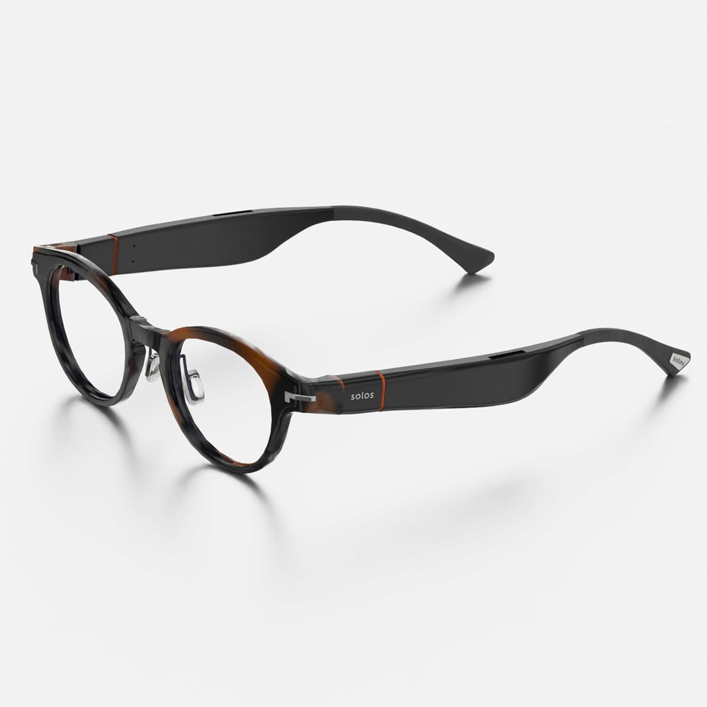 SOLOS AI Smart Glasses | AirGo A5 5th Gen | Hydro 8 Shiny Havana | Integrated ChatGPT for Travel and Real Time Translation | Stereo Speakers | Blue Light Blocker | Compatible with iOS and Android