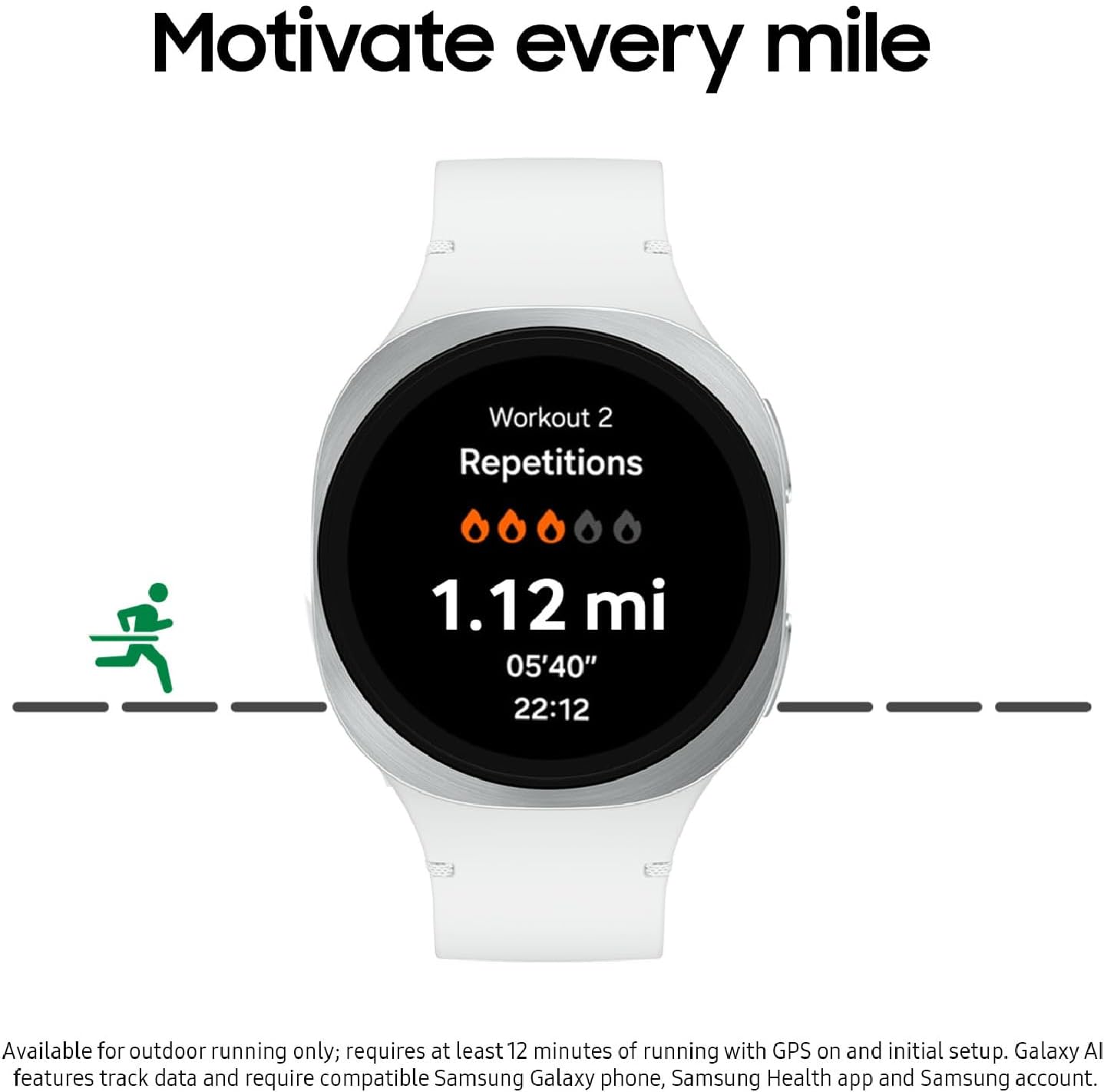 Samsung Galaxy Watch 8 (2025) 44mm Bluetooth Smartwatch, Cushion Design, Fitness Tracker, Sleep Coaching, Running Coach, Energy Score, Heart Rate Tracking, Graphite US Version, 2 Yr Warranty