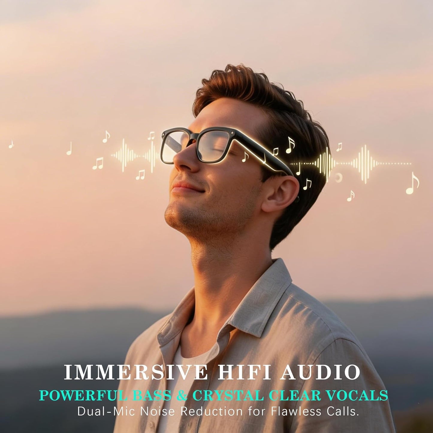 EarlySincere 4K Camera Smart Glasses with ChatGPT AI, Blue Light Blocking Lenses + Extra Sunglasses, Live Translation & Bluetooth Audio, Hands-Free POV Video Recording Eyewear
