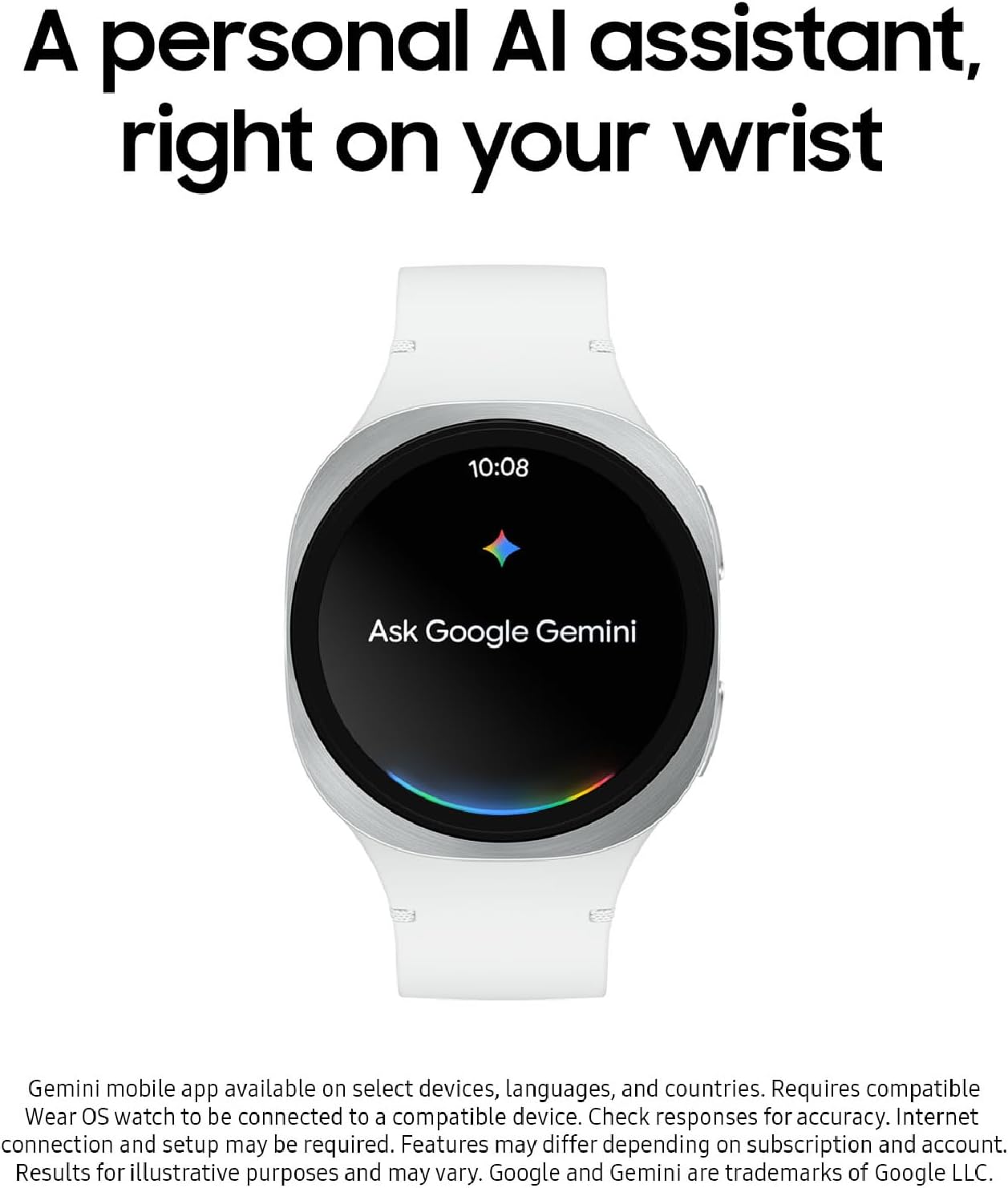 Samsung Galaxy Watch 8 (2025) 44mm Bluetooth Smartwatch, Cushion Design, Fitness Tracker, Sleep Coaching, Running Coach, Energy Score, Heart Rate Tracking, Graphite US Version, 2 Yr Warranty