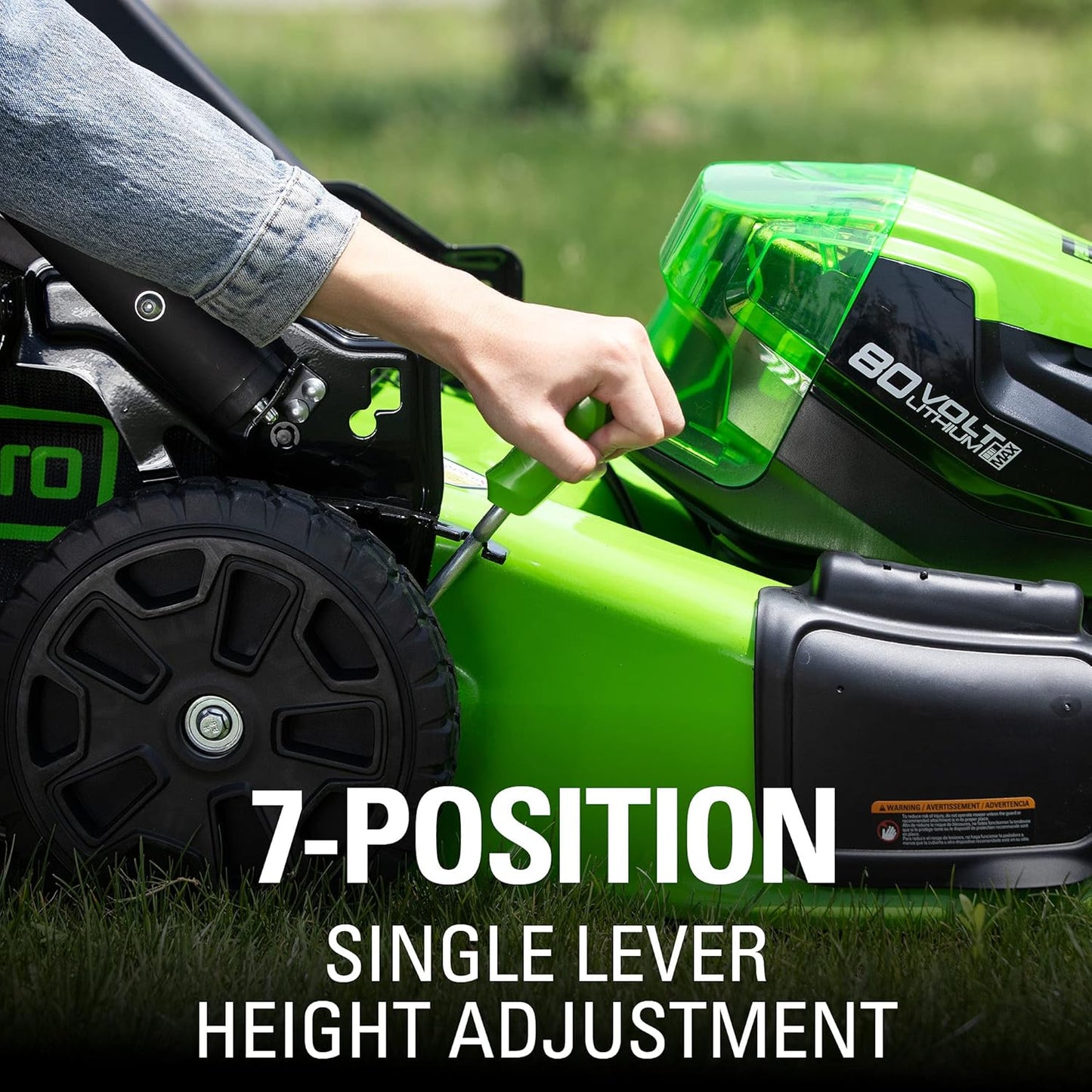 Greenworks 80V 21" Cordless Battery Push Lawn Mower,730 CFM Cordless Battery Leaf Blower,Combo Kit w/(1) 4Ah Battery & (1) 4A Rapid Charger