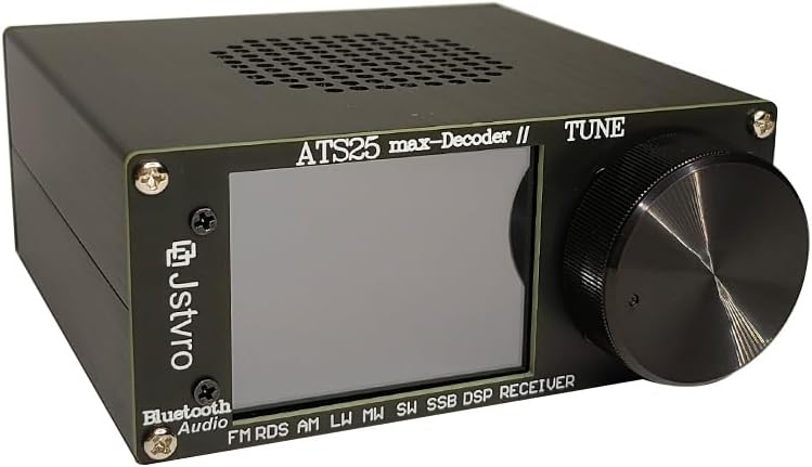 SI4732 ATS-25 max-DECODER II Full Band Radio, Version 4.17 Adds CW, RTty Decoding, WiFi, BT, Four Audio Spectrum, LNA, HI-Z, Supports FM LW AM SSB DIGI CW RDS