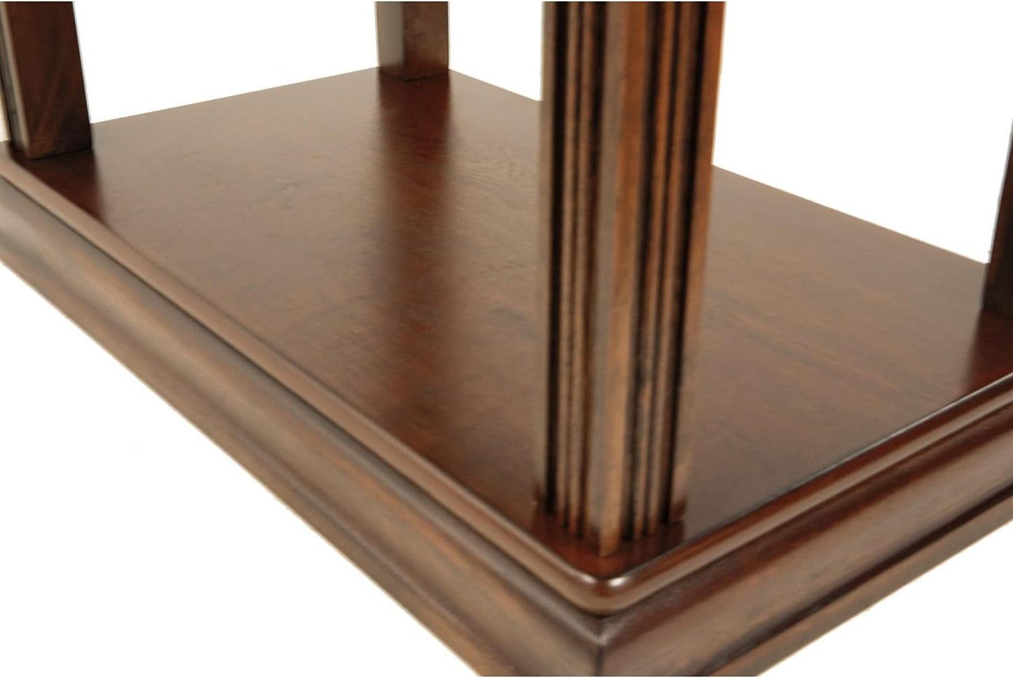 Signature Design by Ashley Breegin Chair Side End Table, 1 Drawer, 1 Fixed Shelf, Veneers, Wood, 13.13" W x 22.13" D x 23" H, Brown