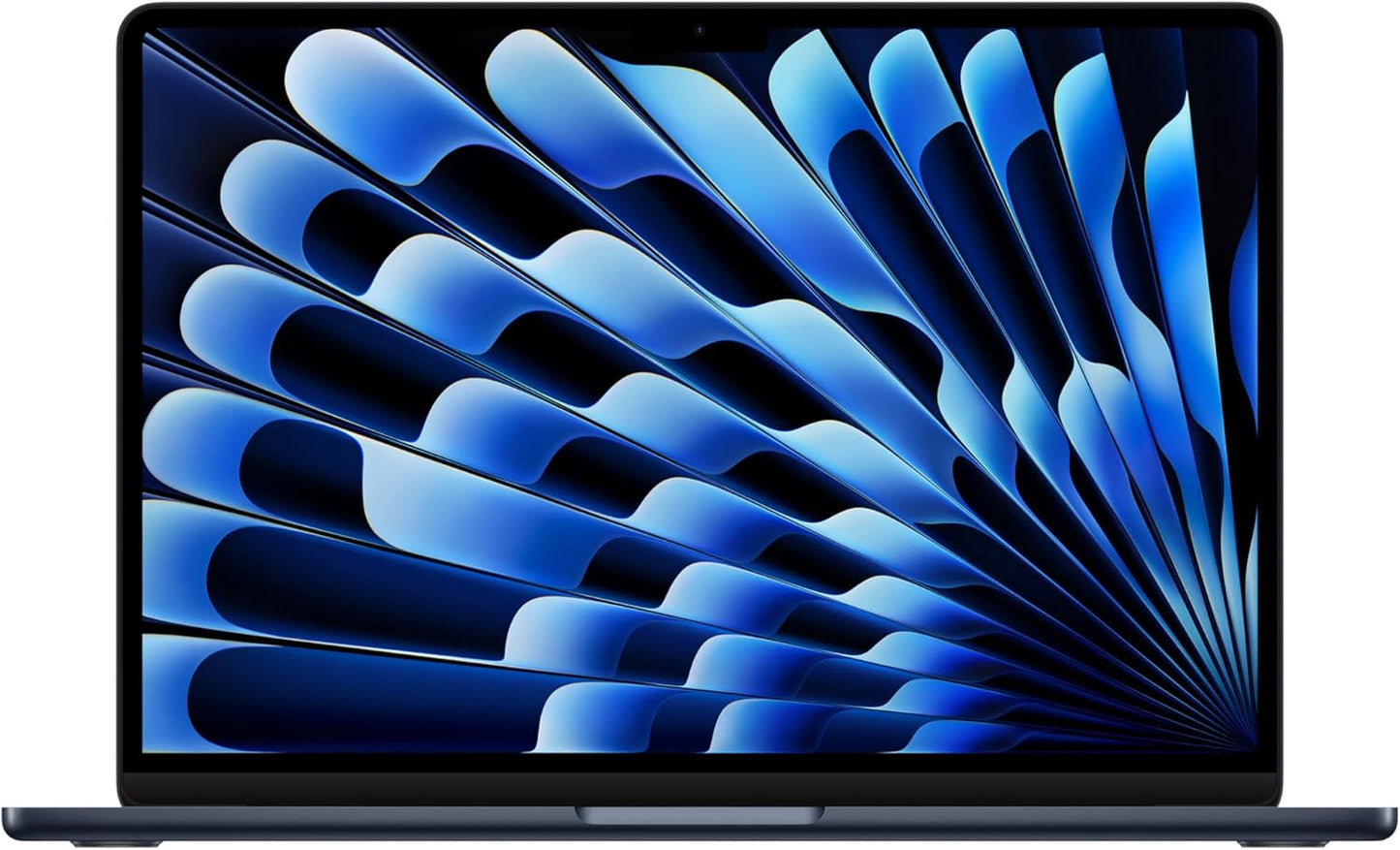 Apple 2024 MacBook Air with M3 chip, 13-inch, 16GB Ram, 256GB SSD Midnight QWERTY English (Renewed)