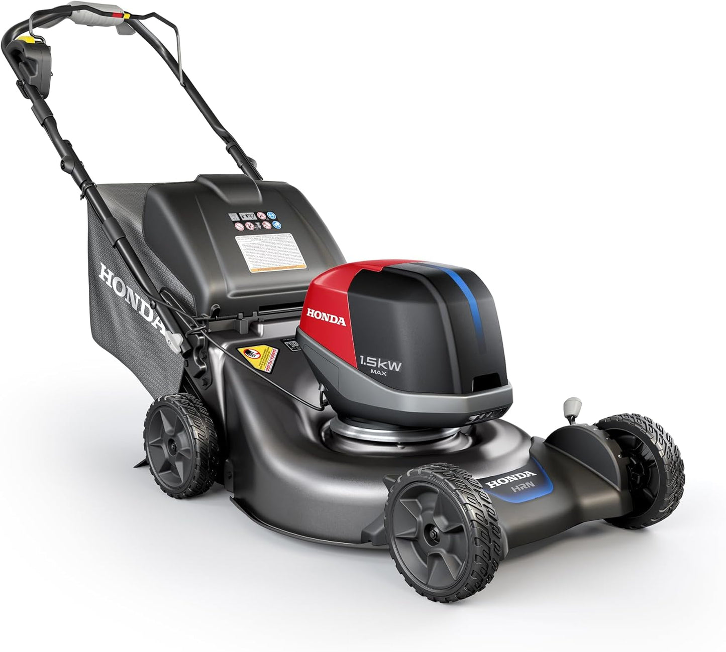 Honda HRN-BV 21-Inch Walk Behind Battery Powered Lawn Mower, Variable Speed Self Propelled Lawn Mower with 1.9 Bushel Capacity, Easy-Off Grass Bag, Clean Cuts in Thick and Tall Grass (HRN216YXBVKA4)