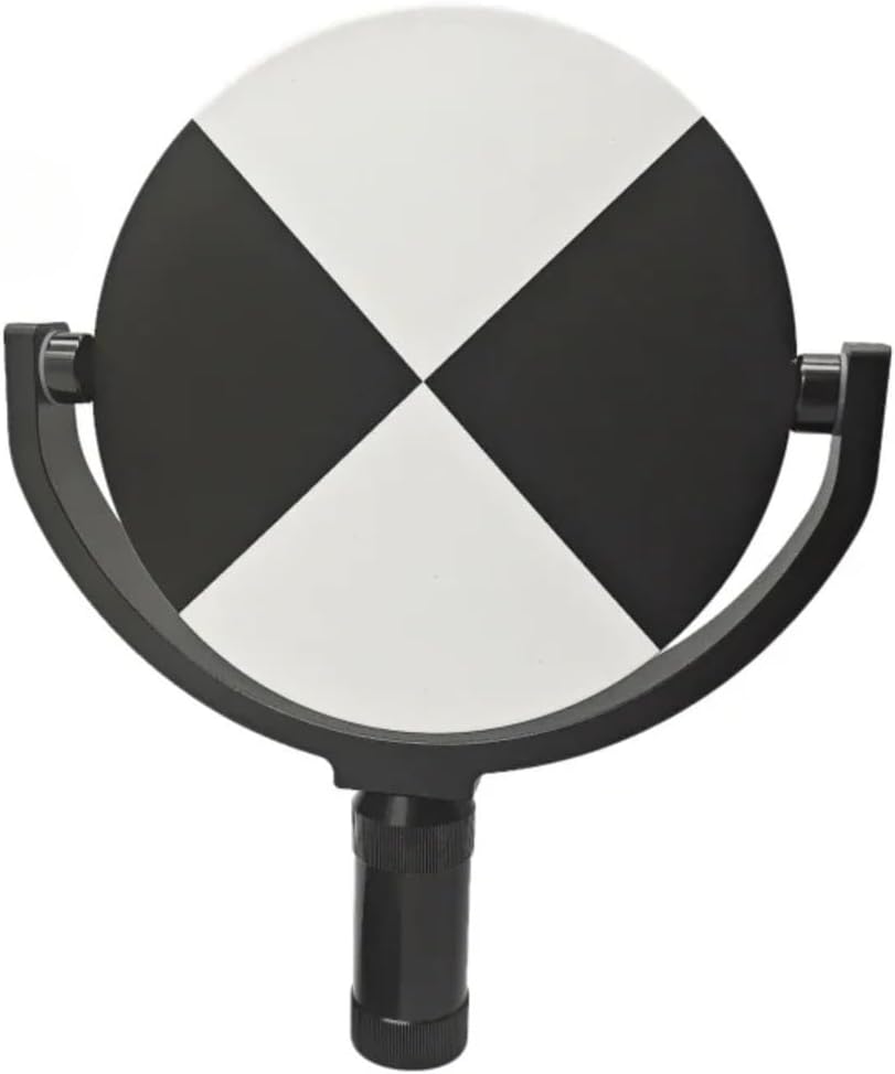 HDS 6" Black & White Scanning Target for Measurement, Tilt & Turn Circular Paddle Scanner Target for Leica P20, P30, P40 and RTC360 Laser Scanners