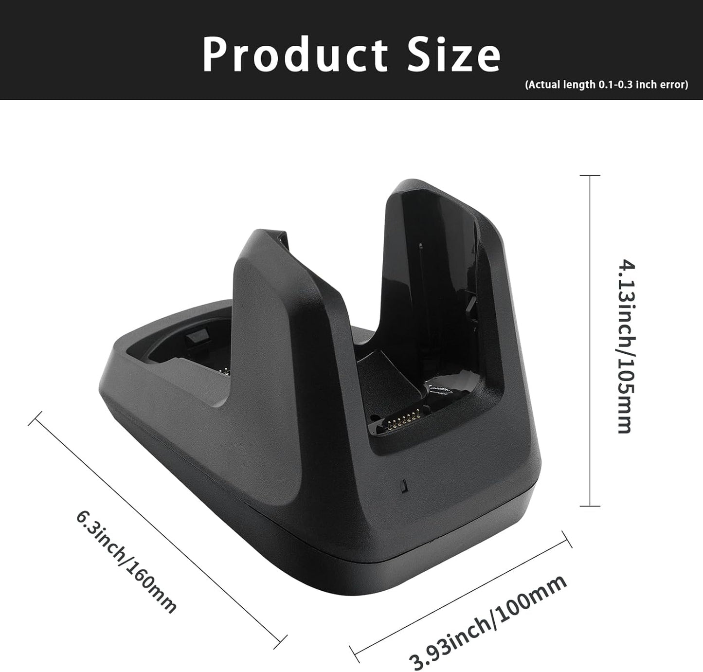 Charger Cradle for Zebra MC3300 MC3300x MC3300ax MC3400 MC330K MC330M MC330L MC333R MC3450 Barcode Scanner, CRD-MC33-2SUCHG-01, Single Slot Charging Dock & Communication Station