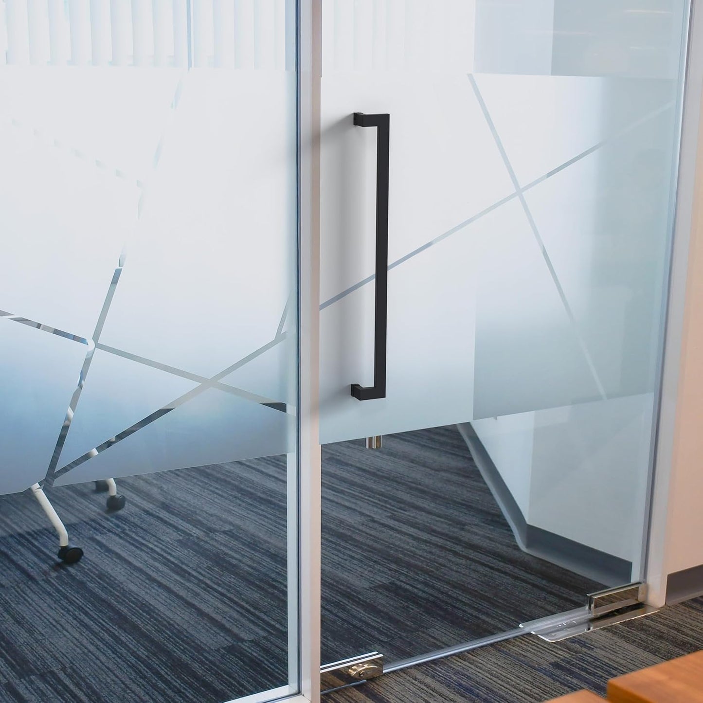 Modern Contemporary Long Stainless Steel Push Pull Door Handle for Home Entrance Glass Shower Wooden Barn & Office Store Shop Doors