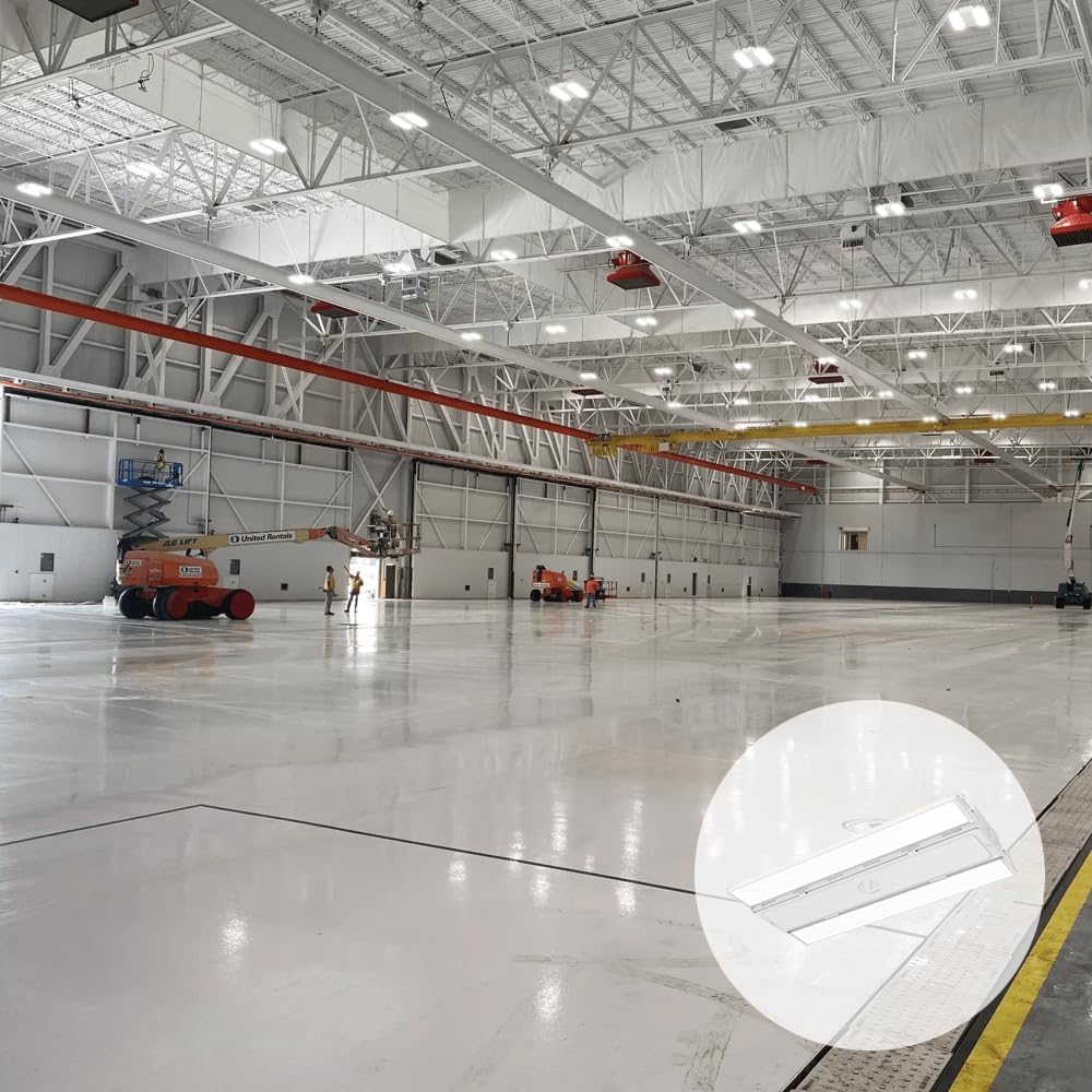 Lithonia Lighting Compact Pro LED High Bay Light, 24,000 Lumens, 5000K Daylight, Dimmable, 120–277V (CPHB 24LM 50K)