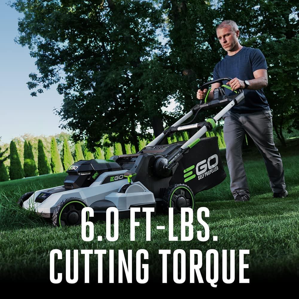 EGO POWER+ Electric Lawn Mower, Self-Propelled Cordless, 21" Deck, Battery and Charger Not Included - LM2110SP
