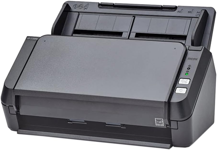 RICOH SP-1130Ne Easy-to-Use Color Duplex Document Scanner with Automatic Document Feeder (ADF) and Twain Driver