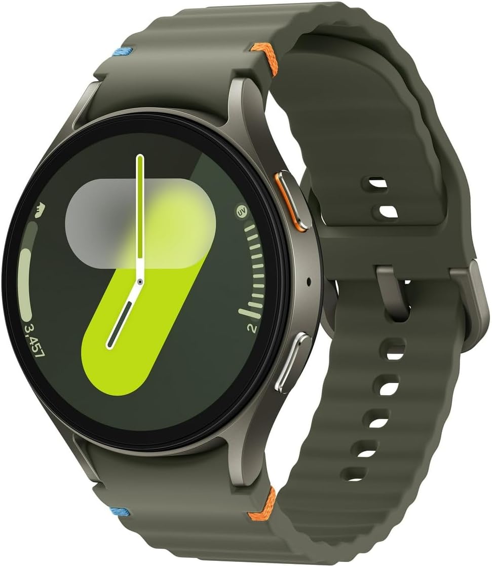 Samsung Galaxy Watch 7 | 44mm | AI Smartwatch w/ 1.5" AMOLED, Wear OS 5, LTE, Wi-Fi, Bluetooth, Heart Rate, Sleep Apnea & GPS Fitness Tracker | International Model L315 | w/Fast Charger, Intl Green